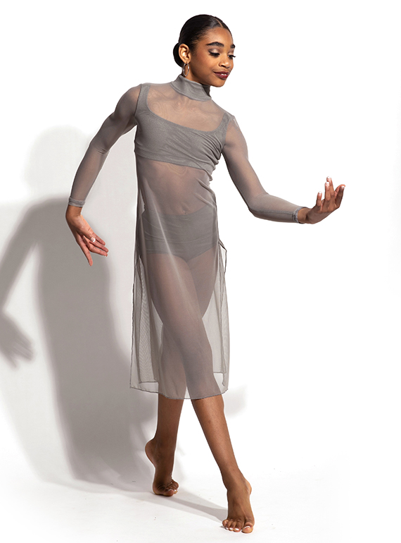 Austere Mesh Dress Set